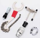 Set Bike Repair Tool Kit Crank Chain Cutter Extractor Bracket Freewheel Puller