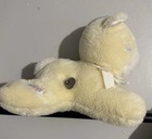 Eden Plush Yellow Sleepy Teddy Bear Blue Hat Musical Wind Up Toy Head Moves