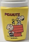 Vintage 1965 Peanuts Lunchbox Thermos Yellow Charlie Brown Snoopy Schultz 6 5 