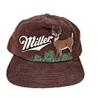 Miller Corduroy Vintage Deer Buck Brown Hat   Camo Pheasant Cap Usa Made Spartan