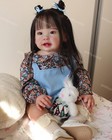 28in Realistic Reborn Baby Dolls Vinyl Real Handmade Newborn Girl Doll Toys Gift