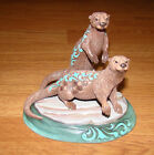 Animal Planet Endangered Wildlife  Jim Shore Two River Otters  6015049 