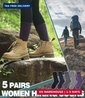 Lanleo Merino Wool Hiking Socks For Women Men Thermal Winter Warm Thick Cushion
