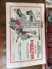 Vintage 1925 A c  Gilbert Erector Set No  3 Original Box Manual Parts Red Wheels