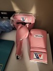 Pink Head Gear   Pink  Boxing Gloves Plus Free Hand Wraps 