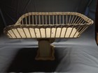 Vintage Baby Scale In 30 Pounds In Ounces - Wicker Woven Side Rails