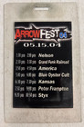 Styx Road Crew All Access Arrow Fest Festival Pass With With Hollogram Id