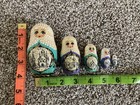 Vintage Russian Matryoshka Nesting Dolls 5 Piece Hand Painted Sergiev Posad 4 