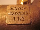 United Brass Usa Check Y Valve Swing Gate 1 5 Inch 1-1 2 npt 200 Psi Wsp 400 Wog