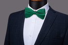 Pre-tied Bow Tie Satin Solid Bowtie Adjustable Tuxedo Bowties For Men With Gift