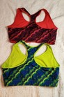 2 Plus Size Reversible Performance Racerback Bras Bright No Size Tag Fits 42 Ddd