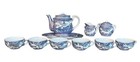 Vintage Japan Miniature Childs Dragonware Moriage Luster Tea Set 23 Pc   Lids