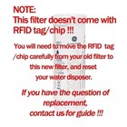 2 Pack Ge Xwfe Refrigerator Water Filter Replacment Without Chip