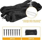 Bird Net 25 x50  - 1  Mesh Nylon  Heavy Duty Poultry Aviary Netting
