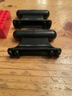 Lego Black Boat Keel Weighted 8x2x4 Vintage Ship   Red Weighted Brick Lot Of 3