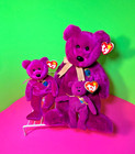 Ty Beanie Baby   millenium  And Beanie Buddy   millennium  Set Of 3  With Tags 