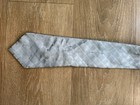 Club Room Men s Silver blue Plaid Check Silk Woven Self-tie Necktie