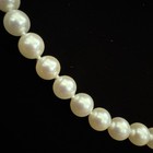 Vintage Knotted White Pearl Necklace With 14k Gold Clasp With Box