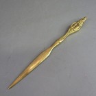Vintage Brass Letter Opener Ornate Floral Design Desk Decor Stationery 8 75 