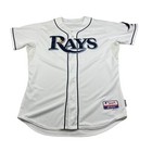2012 Tampa Bay Rays  21 Jose Lobaton Game Worn Sewn stitched Jersey     Size 48