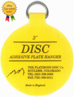 Invisible English  Adhesive Medium Plate Hanger Set  4-3 Inch Hangers 