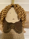 Vintage Woof And Poof Angel Doorknob Hanger ornament 2002 8    Golden Hair   Wings