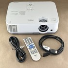 5x Nec Me331w Lcd Projector     New Lamp -  Remote  Hdmi   Power Cord