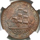  1838  Ht-24 L-66 Ngc Unc Details Bent Agriculture   Commerce Hard Times Token