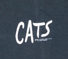 Vintage Single Stitch Cats Broadway T-shirt Size Xs Promo Usa Musical Faded