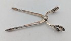 Georg Jensen Acorn Pattern Sterling Silver Sugar Cube Tong 3 5 8  23g