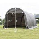 20 X 10ft Carport Heavy Duty Car Tent Garage Canopy Storage Shed Frame   Cover