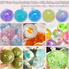 15pcs Diy Stress Ball Kit     Blank Skins With Small  15transparent   no Fillers   