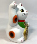 Maneki Neko Lucky Cat Paperweight Beckoning Cat Japanese New