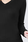 Women s Basic Thermal Long Sleeve Knit T-shirt Crew Neck