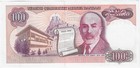 1970 Turkey P194b 100 Turkish Lira Banknote Unc