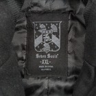 Seven Souls Jacket Mens 2xl Black Wool Blend Hooded Bomber Zip Pockets Winter