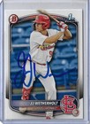 Jj Wetherholt Autographed 2025 Bowman Prospects Bp22 Rookie Card Prova Coa