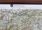 Vintage Hubbard Scientific 3d Knoxville  Tn Regional Map   Raised Relief Map