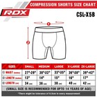 Rdx Mma Thermal Compression Shorts Boxing Tights Training Base Layer  Fitness