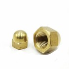 Brass Solid Hex Cap Nuts Hex Acorn Nut M3 M4 M5 M6 M8 M10 M12 M14 M16 Select