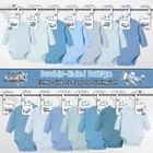 Baby Closet Dividers 8pcs  Airplane Themed Wooden Double-sided Clothes Size H   
