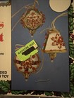 Vintage Nos 1982 Christmas Ornament Craft Kit Beaded Pinned Sequin
