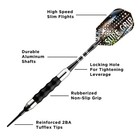 Viper Sure Grip Soft Tip Darts - Dartboard Game Accessory - Black - 18 Grams