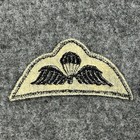 British Army Paratrooper Wings -vtg Cut Edge Badge Patch Insignia Soldier Para