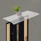 120 50cm Clear Curved Awning Canopy Roof Rain Snow Protection Canopy Low Noise 