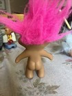 Vintage Russ 8    Troll Doll With Pink Hair