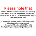 New Mx-5500 8 Digits Price Tag Gun Marking Machine W sticker Labels Ink Roller 