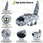 Pet Swimming Water Safety Vest Dog Life Jacket Swimsuit W  Pull Handle Grey M
