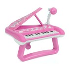 22 Keys Kids Toy Piano Keyboard Musical Instruments With Lights Music Microphone