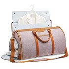 Garment Bag For Travel  Jenni Bag  Convertible Duffel Bag With Shoe Pink
